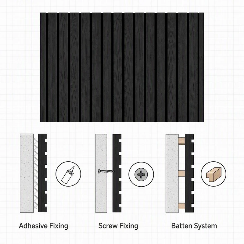 Slat Wall Panel Black best