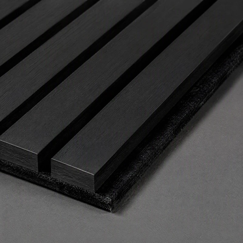 Slat Wall Panel Black factory